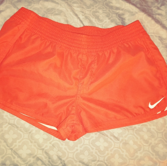 Nike Shorts Nike Reversible Size Small Running Shorts Orange Solid